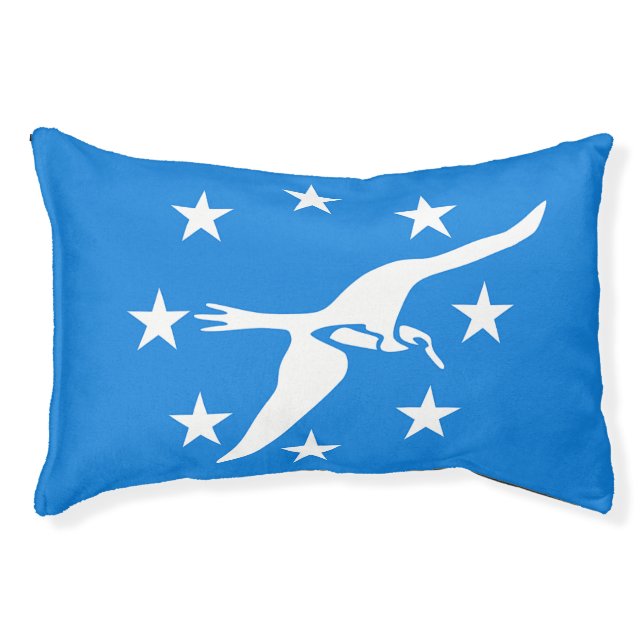 Indoor Dog Bed With flag of Corpus Christi (Front)
