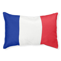 Indoor Dog Bed With flag of France