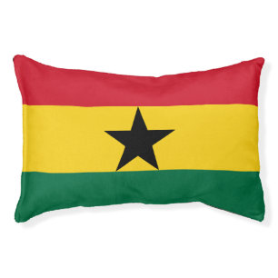 Indoor Dog Bed With flag of Ghana