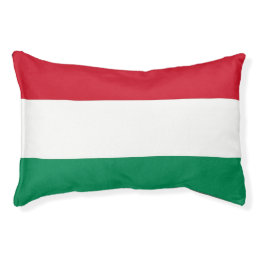 Indoor Dog Bed With flag of Hungary