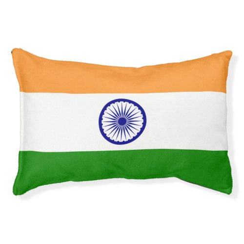 Indoor Dog Bed With flag of India