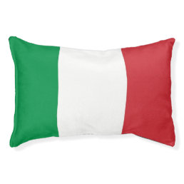 Indoor Dog Bed With flag of Italy