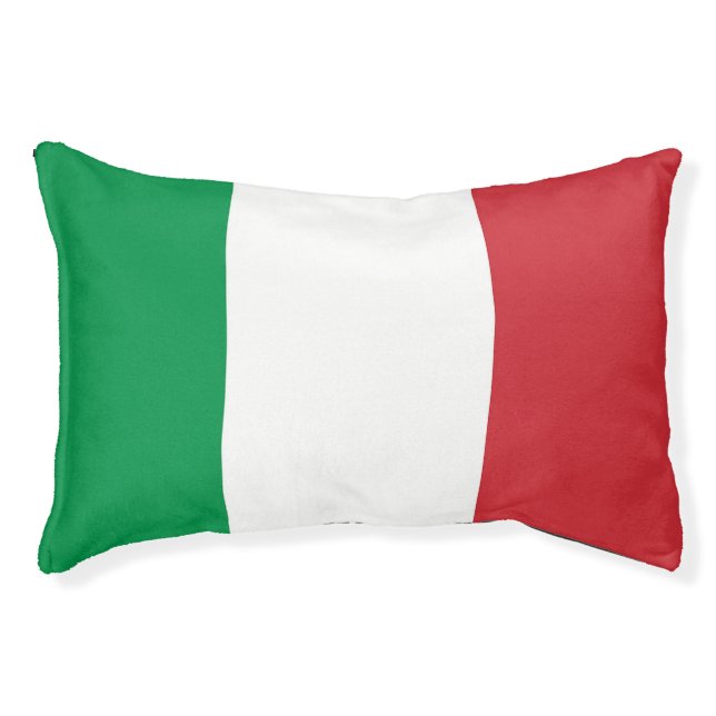 Indoor Dog Bed With flag of Italy (Front)