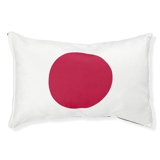 Indoor Dog Bed With flag of Japan (Front)