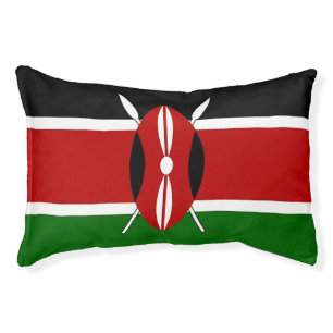Indoor Dog Bed With flag of Kenya
