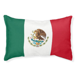 Indoor Dog Bed With flag of Mexico