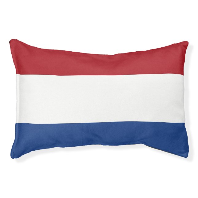 Indoor Dog Bed With flag of Netherlands (Front)