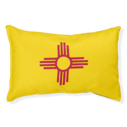 Indoor Dog Bed With flag of New Mexico, USA