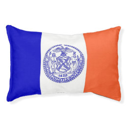 Indoor Dog Bed With flag of New York City, USA