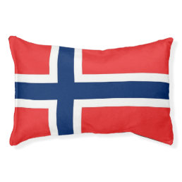 Indoor Dog Bed With flag of Norway