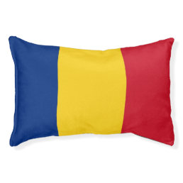 Indoor Dog Bed With flag of Romania