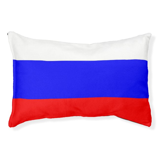 Indoor Dog Bed With flag of Russia (Front)