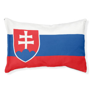 Indoor Dog Bed With flag of Slovakia