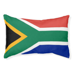 Indoor Dog Bed With flag of South Africa