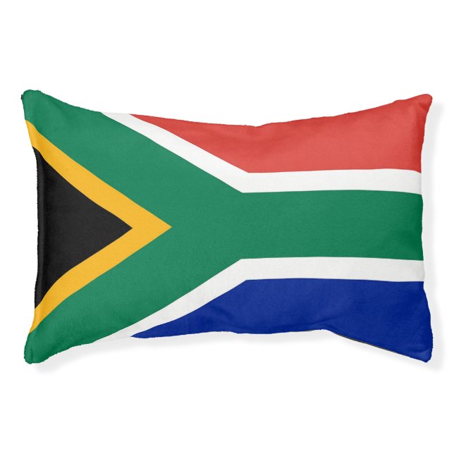 Indoor Dog Bed With flag of South Africa (Front)