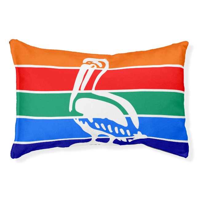 Indoor Dog Bed With flag of St. Petersburg (Front)