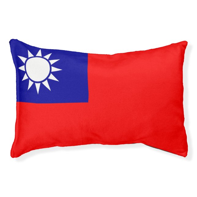 Indoor Dog Bed With flag of Taiwan (Front)