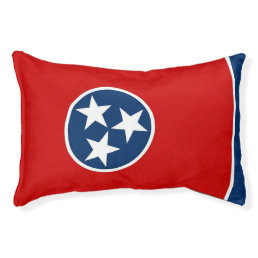 Indoor Dog Bed With flag of Tennessee, USA