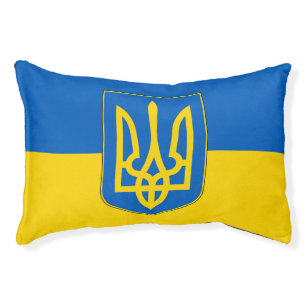 Indoor Dog Bed With flag of Ukraine