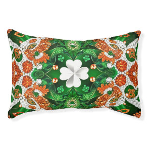 Indoor Dog Bed With Irish Colors