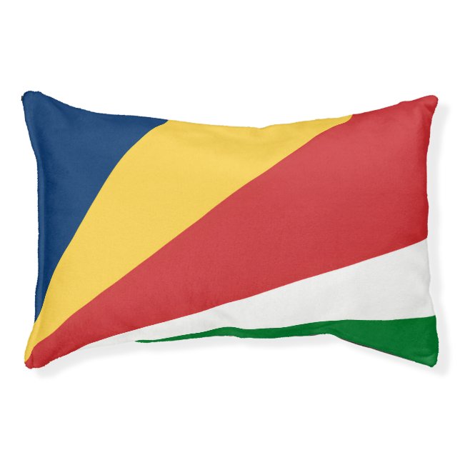Indoor Dog Bed With Seychelles Colors (Front)