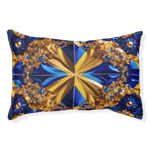 Indoor Dog Bed With Sweden Colors