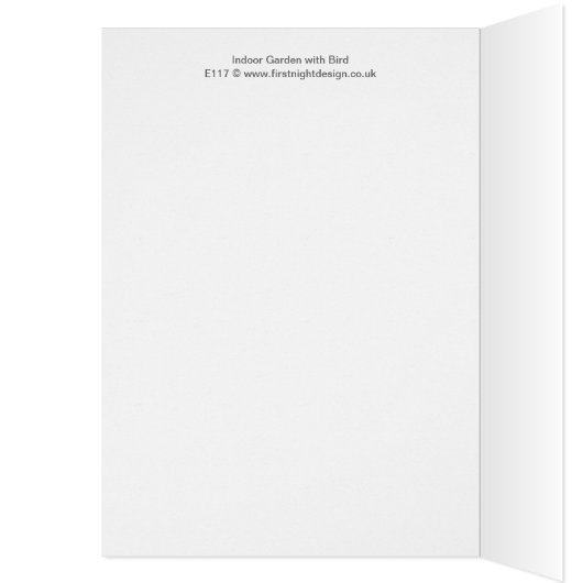 Indoor Garden with Bird (Inside (Left))