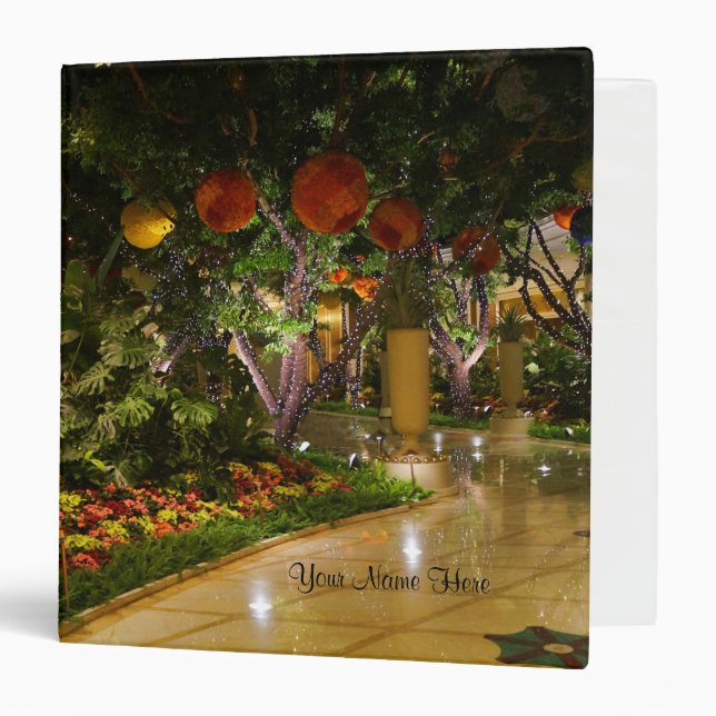 Indoor Garden Wynn Atrium Las Vegas #2 Binder (Front/Inside)