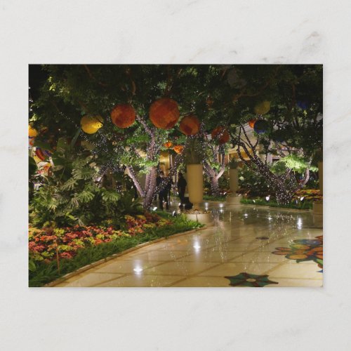 Indoor Garden Wynn Atrium Las Vegas Postcard