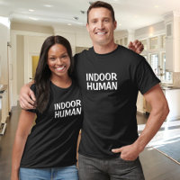 Indoor Human Funny White Typography