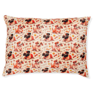 Indoor Large Pattern Dog Bed