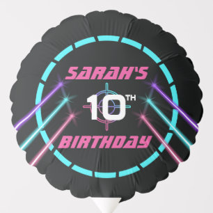 Indoor Laser Tag Beams Birthday Party Balloon