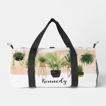 Indoor Oasis Collection Duffle Bag by worldartgroup at Zazzle
