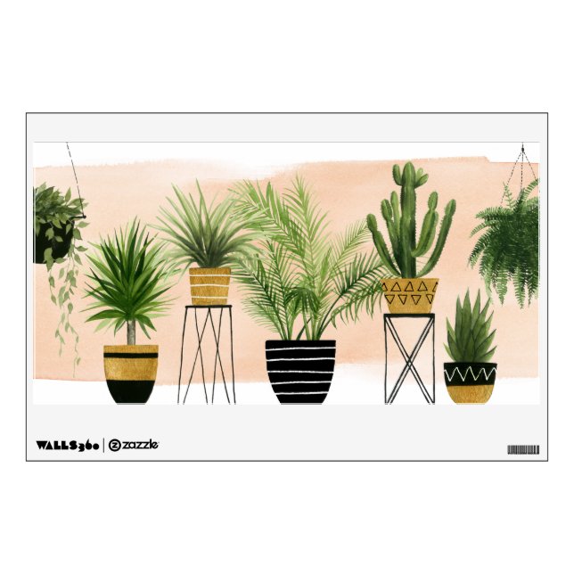 Indoor Oasis Collection Wall Decal (Front)