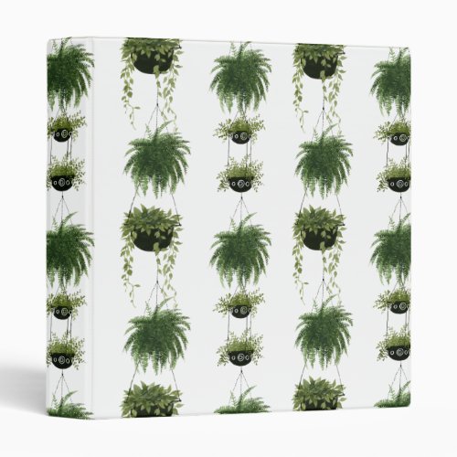 Indoor Oasis  Hanging Baskets 3 Ring Binder