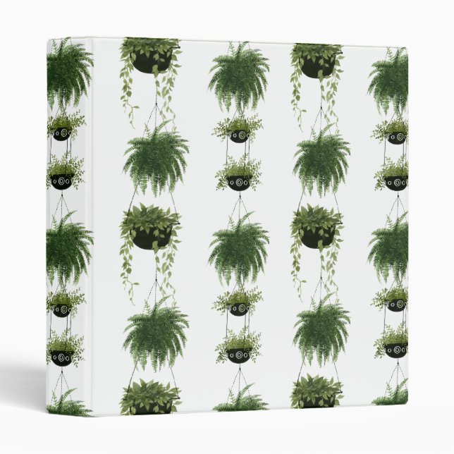 Indoor Oasis | Hanging Baskets 3 Ring Binder (Front/Spine)