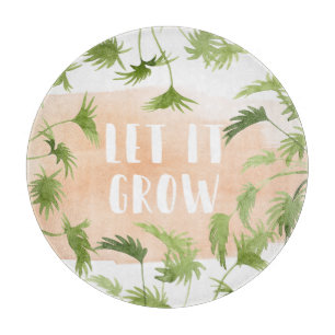Indoor Oasis Let it Grow Cutting Board