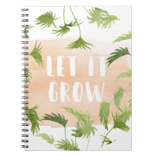 Indoor Oasis Let it Grow Notebook