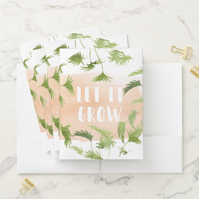 Indoor Oasis | Let it Grow Pocket Folder (In Situ)