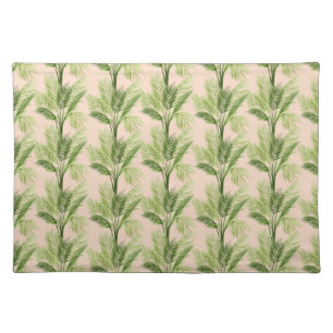 Indoor Oasis   Palm Tree Pattern Cloth Placemat