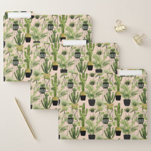 Indoor Oasis   Plant Lineup Pattern File Folder