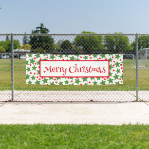 Indoor Outdoor Banner-Merry Christmas Banner