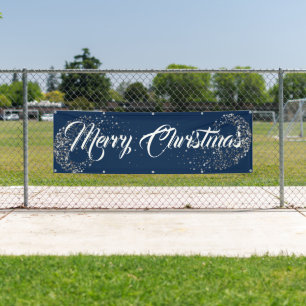 Indoor Outdoor Custom Banner-Merry Christmas Banner