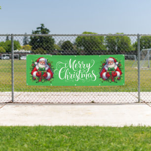 Indoor Outdoor Custom Banner-Merry Christmas Banner