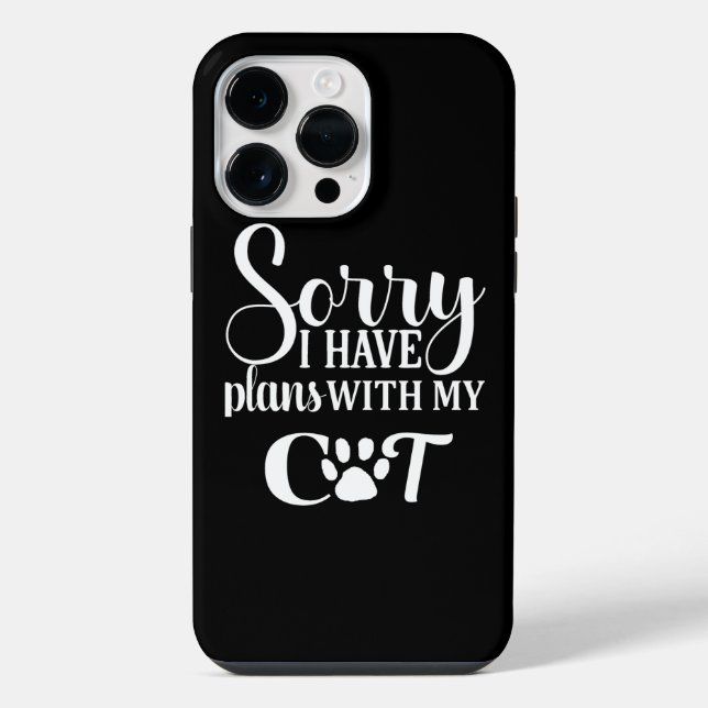 Indoor Pet Kitty Iphone Case (Back)