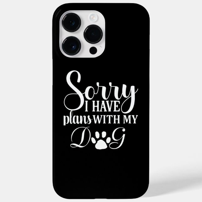 Indoor Pet Pup Case-Mate iPhone Case (Back)