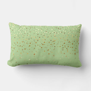 Indoor Petite Golden Stars Lumbar Pillow-Apple Pillow