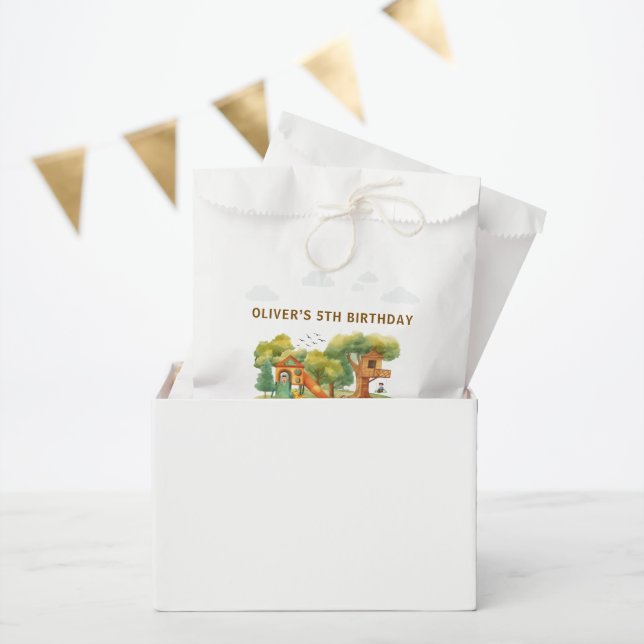Indoor playground birthday party favor bag (Party)