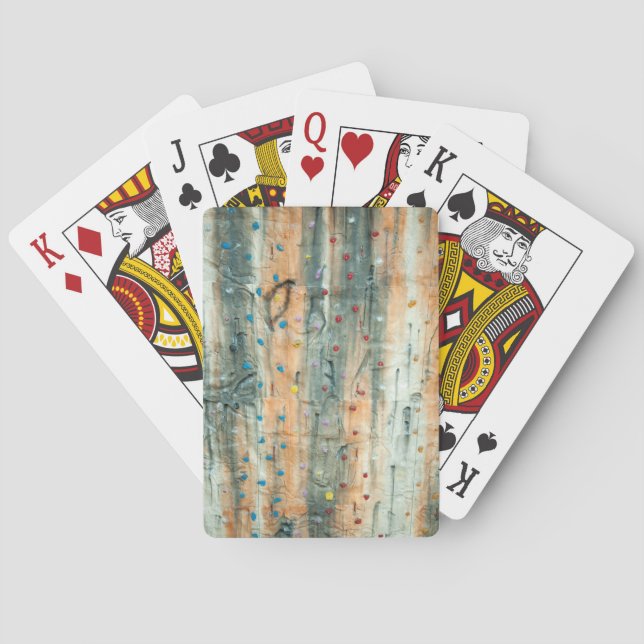 Indoor Rock Climbing Wall Poker Cards (Back)