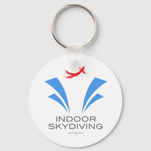 Indoor Skydiving Keychain (Front)